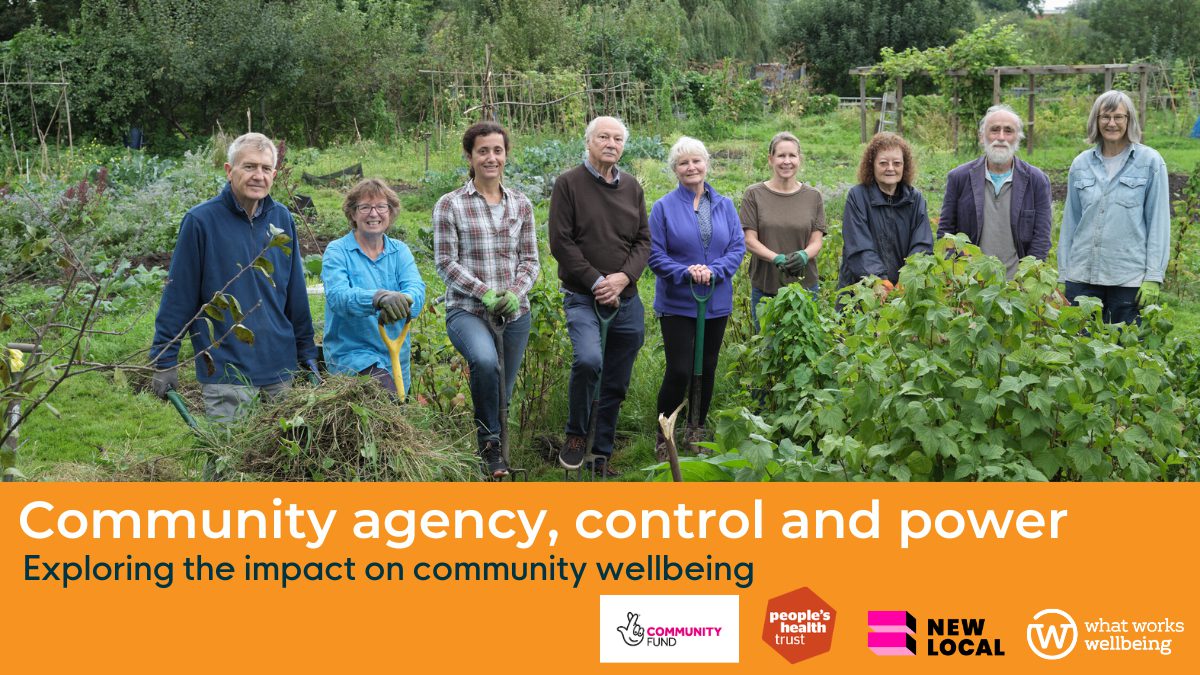 New report on Community agency, control and… | People's Health Trust