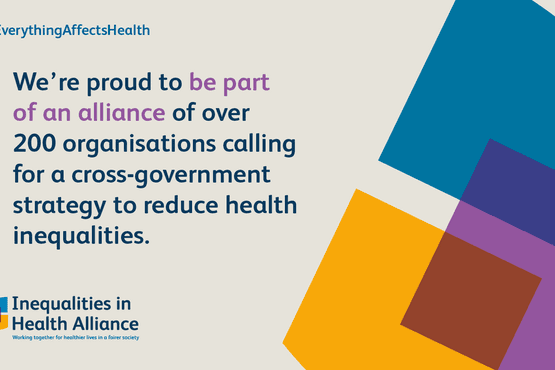 Trust joins Inequalities in Health Alliance in calling for government action on health inequalities