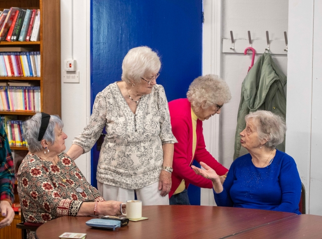 picture for projectStory: Four older people having a chat