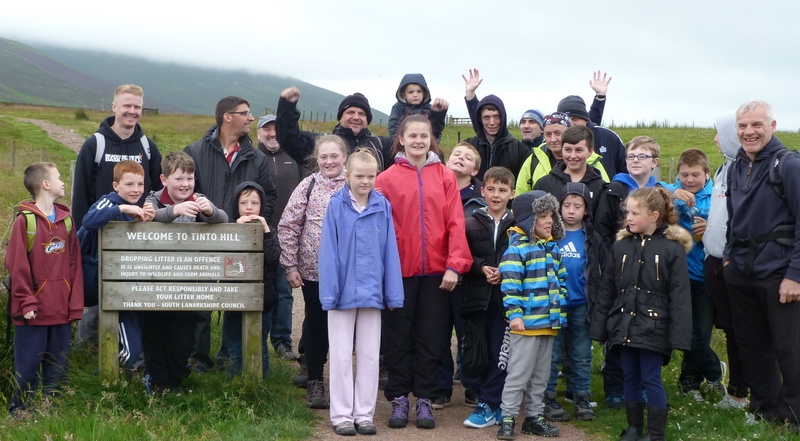 picture for projectStory: Group of fathers and children on a hike